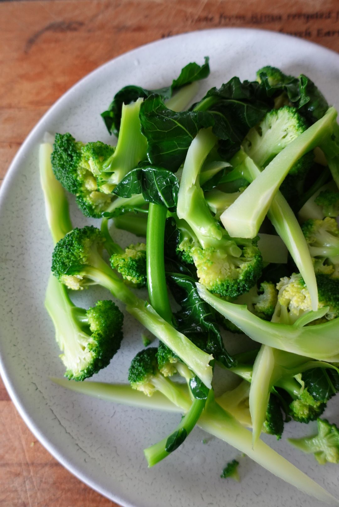 Blanching vegetables