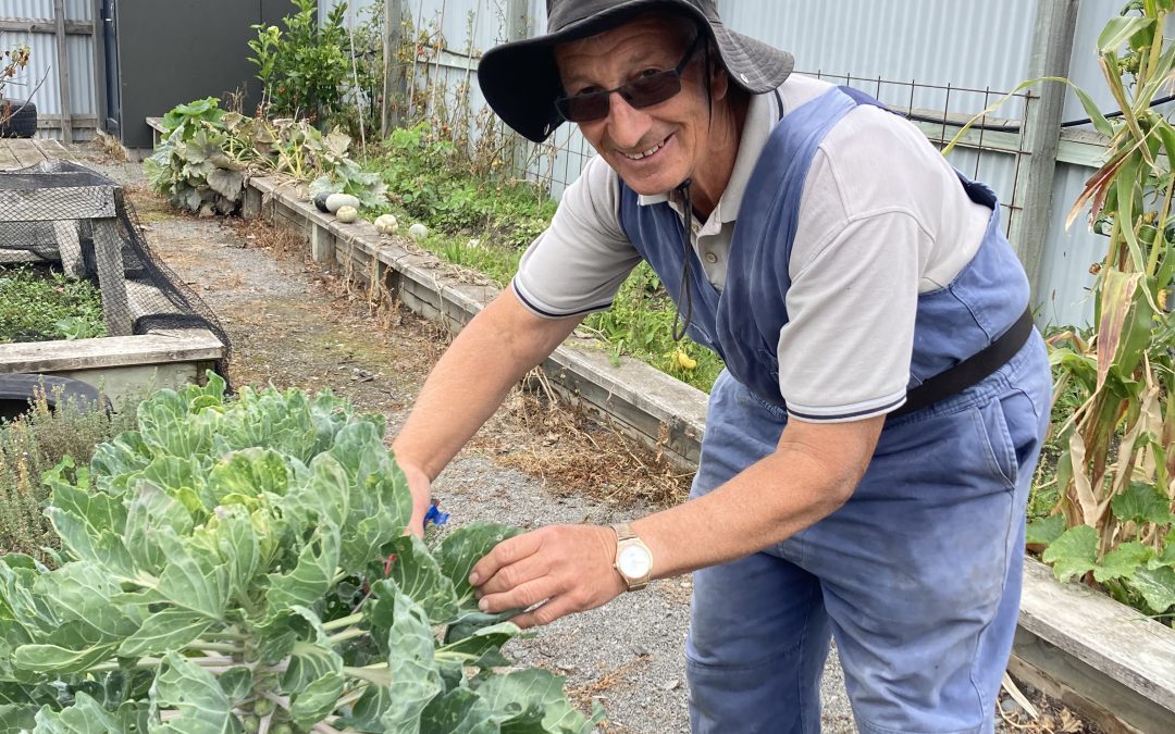 Andy Childs at Woodend Community Garden