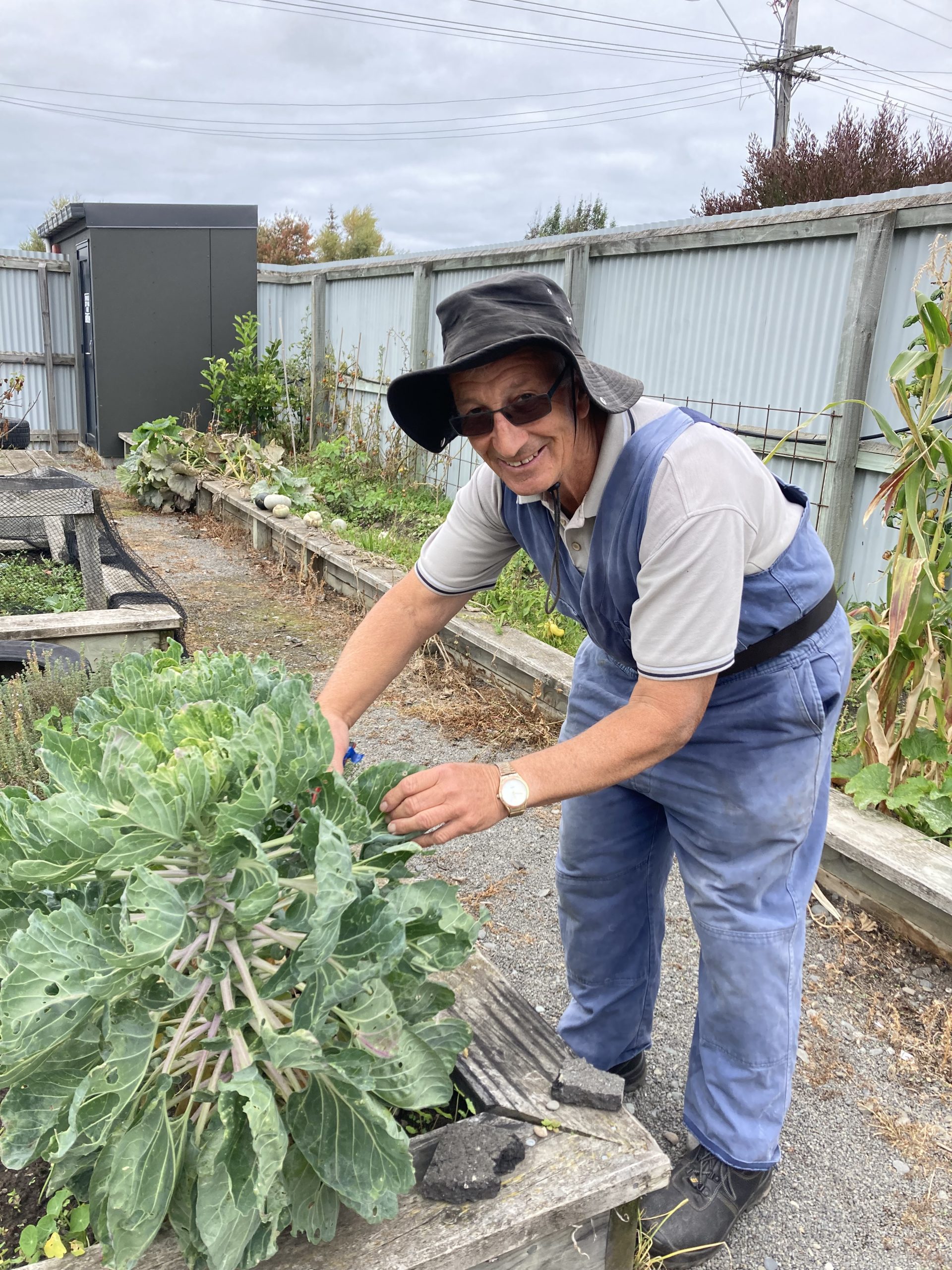 Andy Childs at Woodend Community Garden